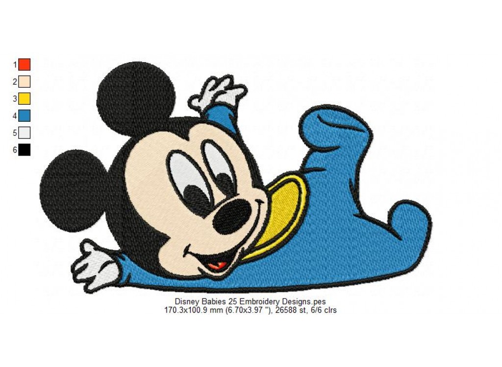 Disney Babies 25 Embroidery Designs